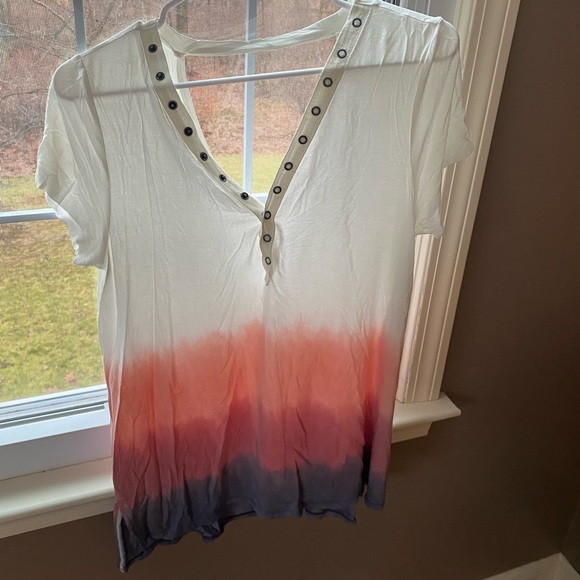 American Eagle ombré short sleeve top - Picture 1 of 3